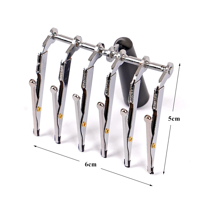 Dental Veneer Porcelain False Teeth Clip Veneer Glazing Clip Crown Holder Clamp