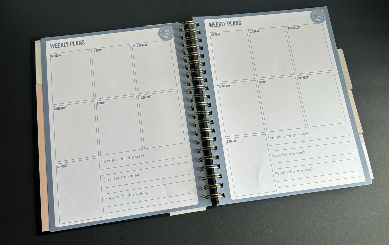 Undated Pembrook Wellness Planner Guided Fitness Workout Tracker Book Journal