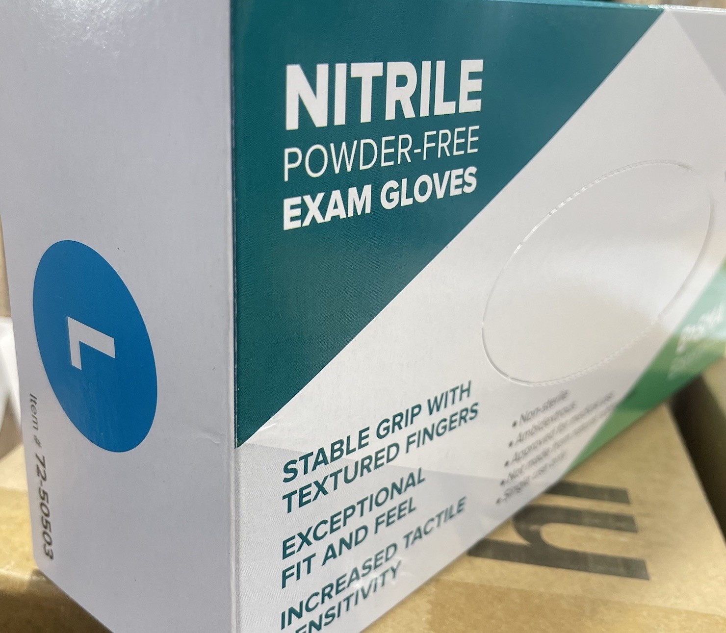 1000 Pcs Blue Nitrile Exam Gloves Large Disposable Powder & Latex Free Quality
