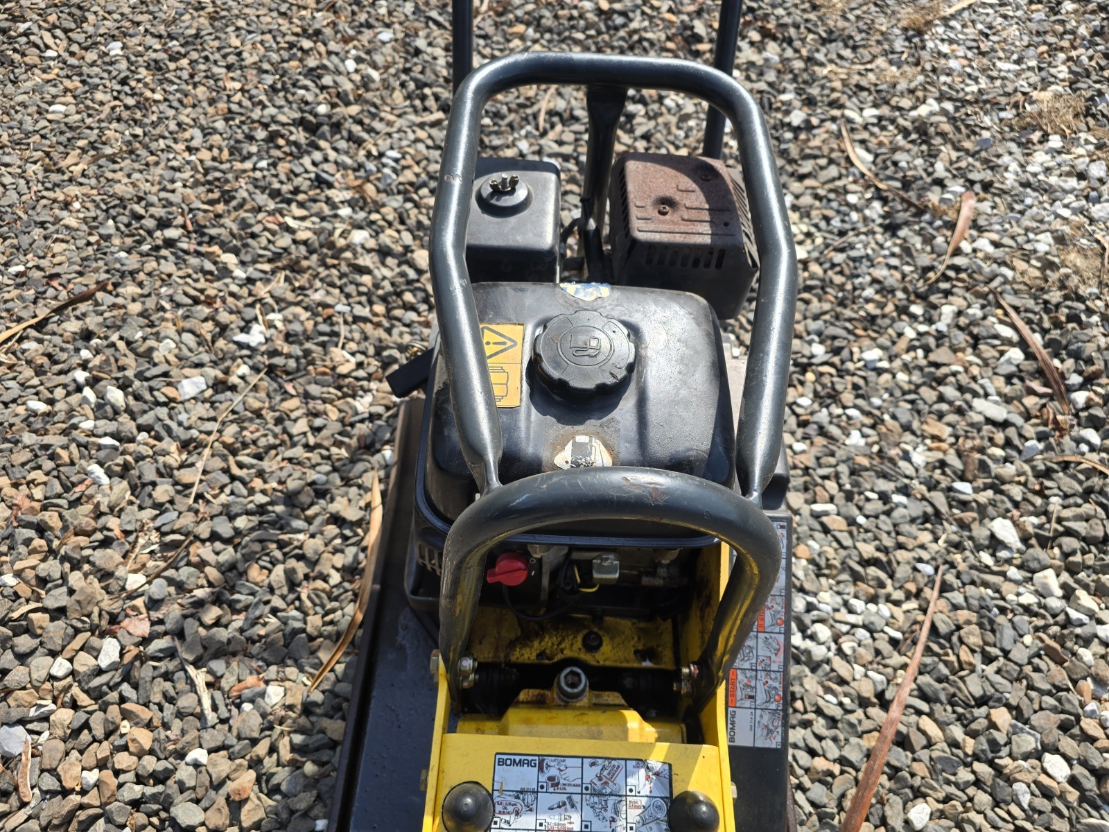 BOMAG BP 18/45-2 Rammer Tamper Vibratory Plate Compactor 5.5HP *READ, SMOKES*