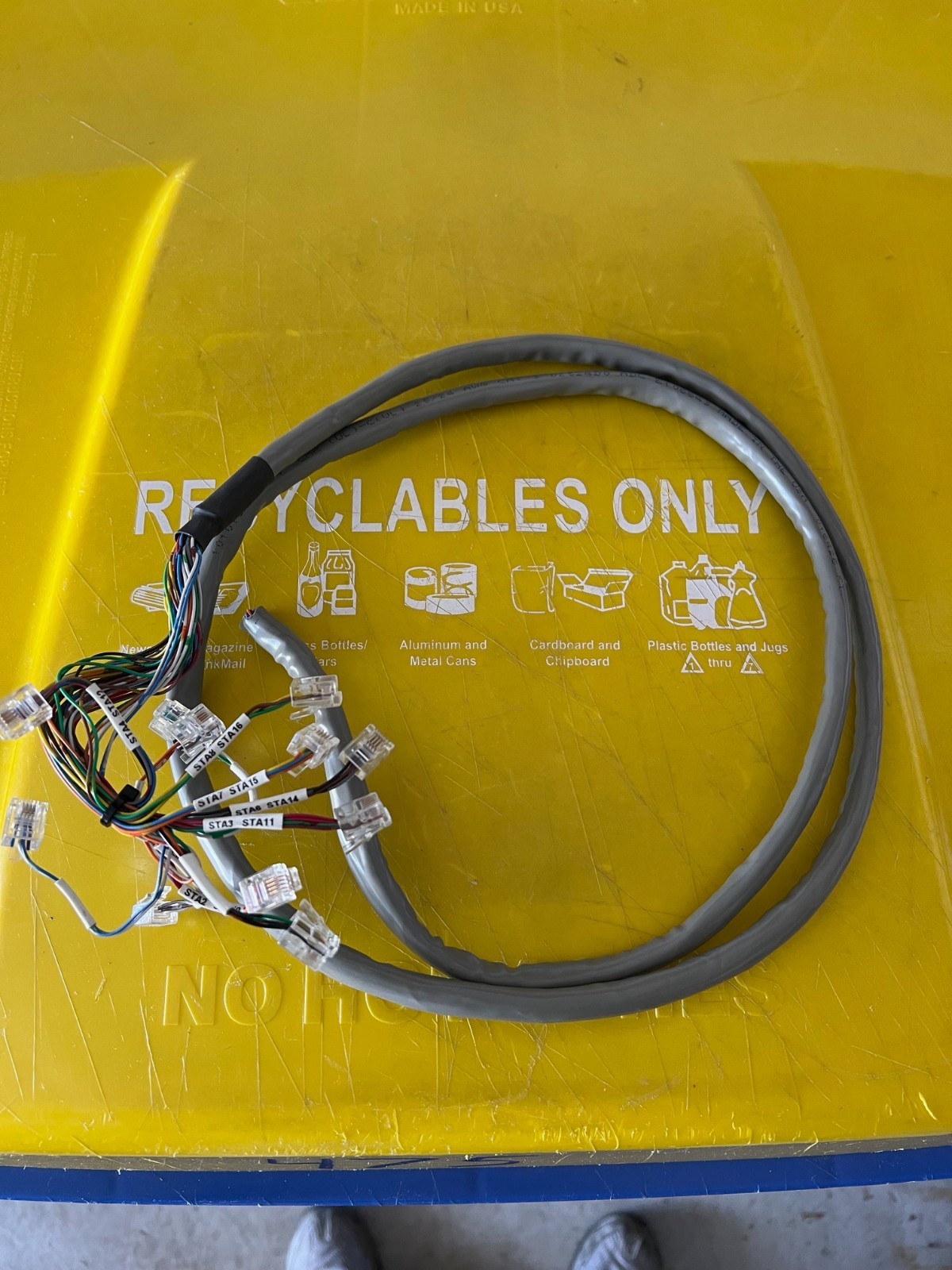 Vertical SBX Modular to 25 Pair CO/Station Install Cable (4099-00)