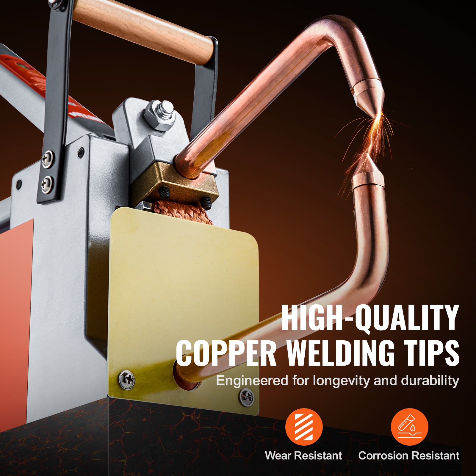 Uimoso Portable Spot Welder for 1/8-inch Metal with 1.5KVA Input Capacity