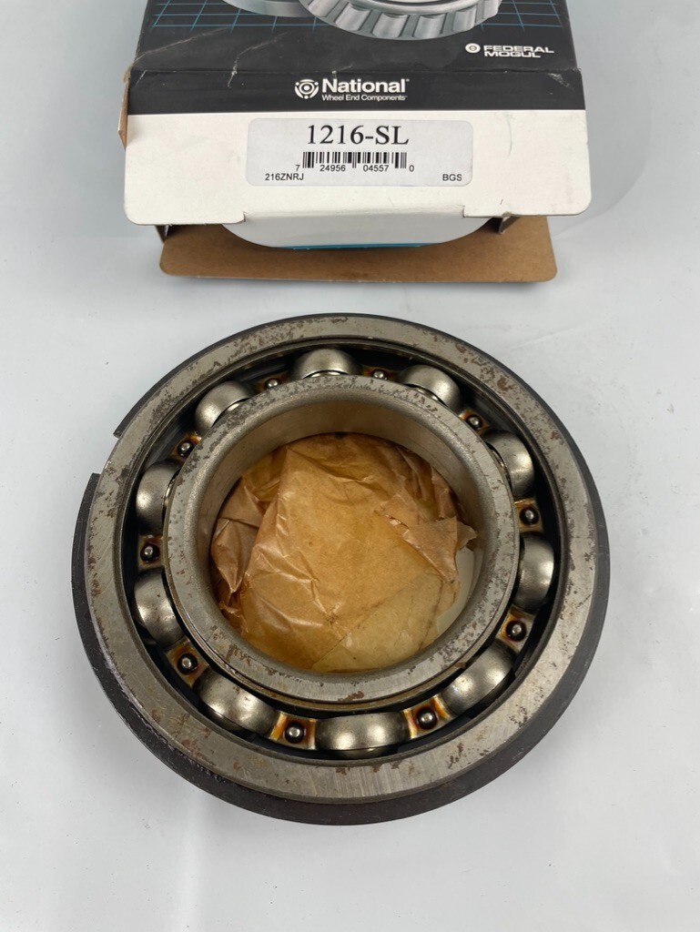 1216-SL National Ball Bearing Assy, with Snap Ring as shown in pics