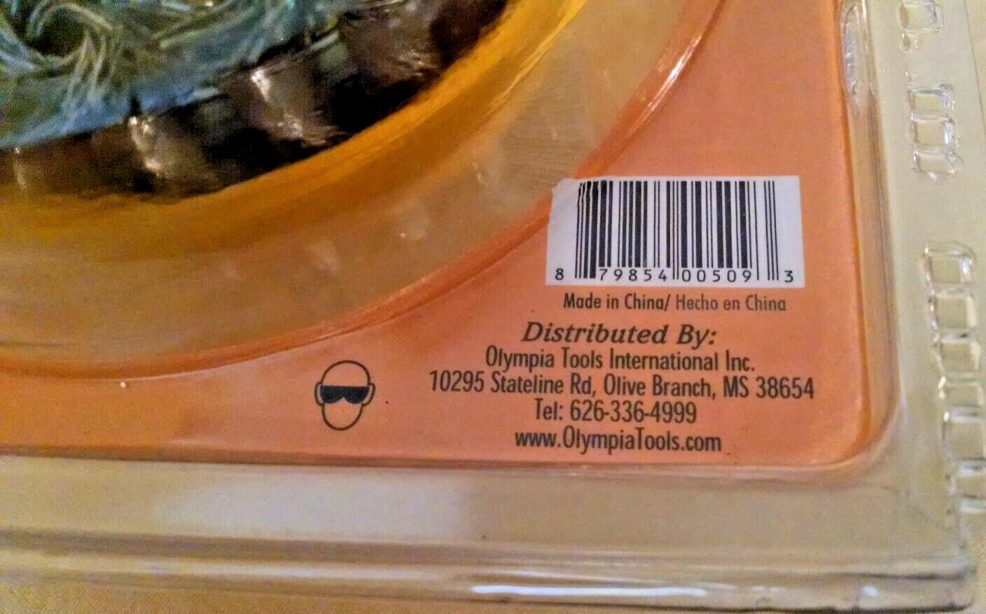 TWISTED WIRE CUP BRUSH 4 INCH NEW OLYMPIA TOOLS 400-509-0796 0.5 MM RPM 8500.