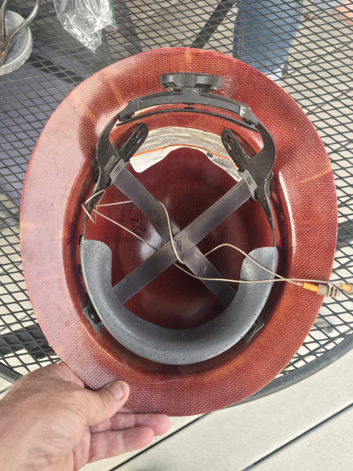Vintage MSA Fiberglass Skullgard Hard Hat