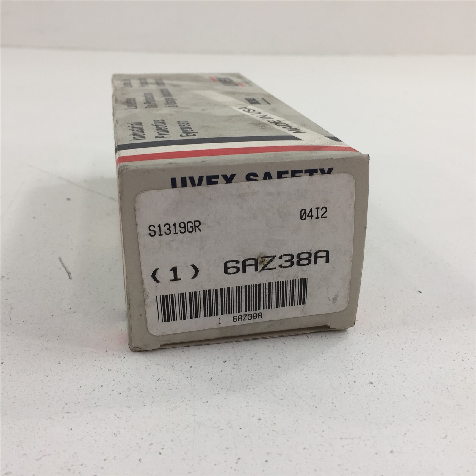 UVEX 6AZ38A Industrial Protective Eyewear Safety Glasses Blue Frame Gray S1319GR