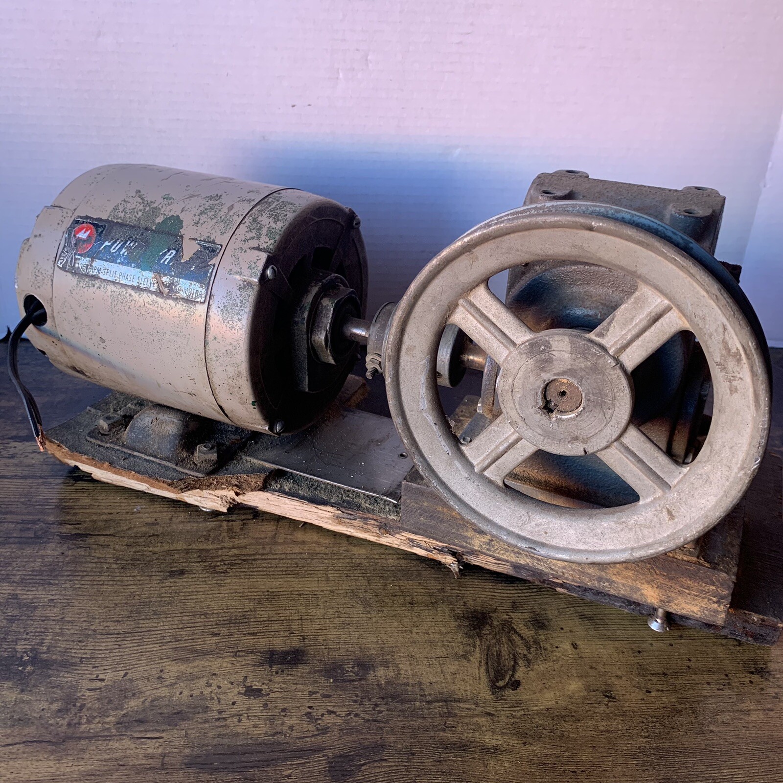 2 Vintage Motor Combo – Montgomery Ward ProCraft 1/4 HP + Janette Electric SL133