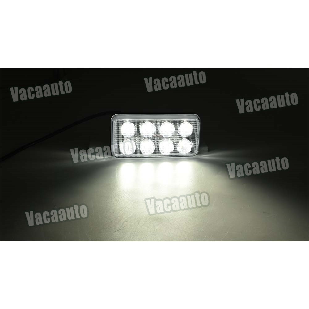 2x 40W LED Work Lights Flood Beam For Kubota Skid Steer SVL75 SVL95 V0511-53510
