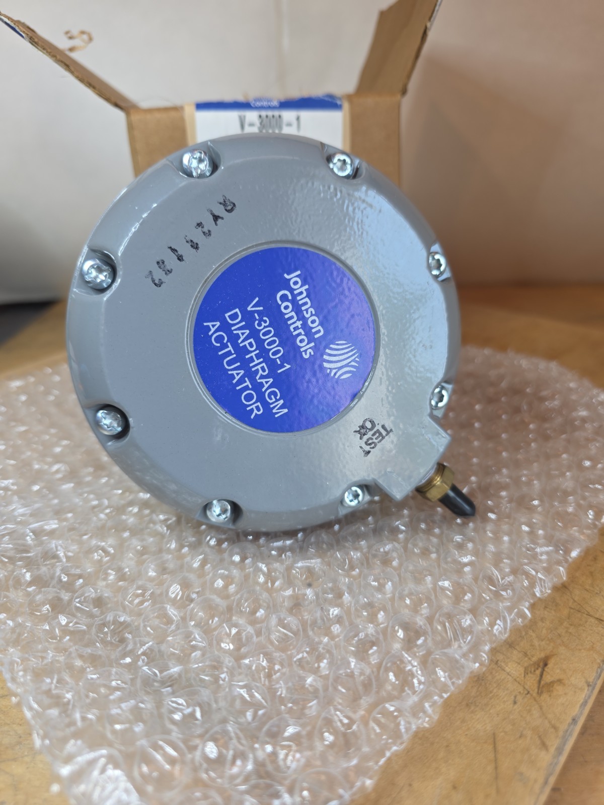 Johnson Controls V-3000-1, Actuator Valve Pneumatic Exposed Model