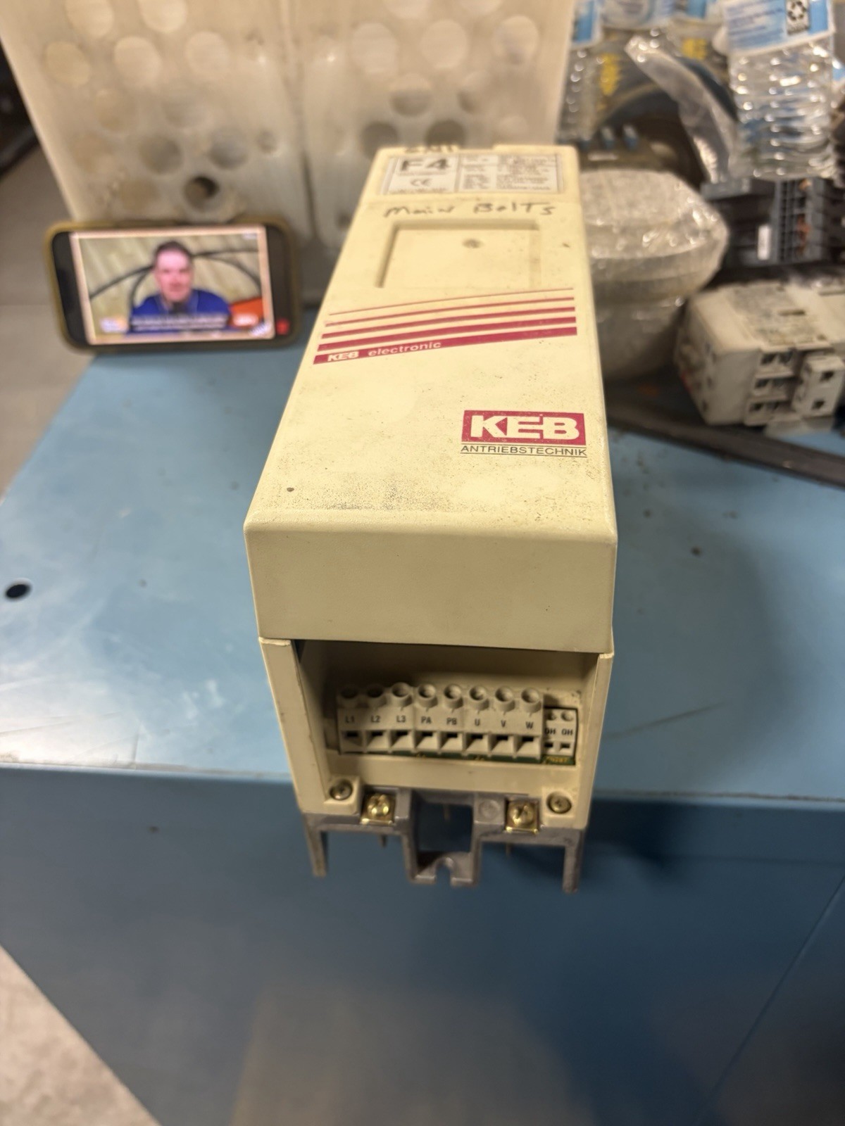 KEB 12.F4.S1D-3420 COMBIVERT DRIVE 12F4S1D3420 12.F4.S1D-3420 USED