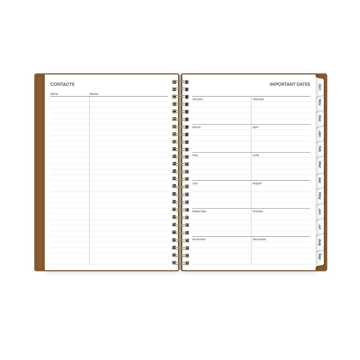 Blue Sky 2026 Weekly/Monthly 15 Months Planner and Notes 5.875″x8.625″