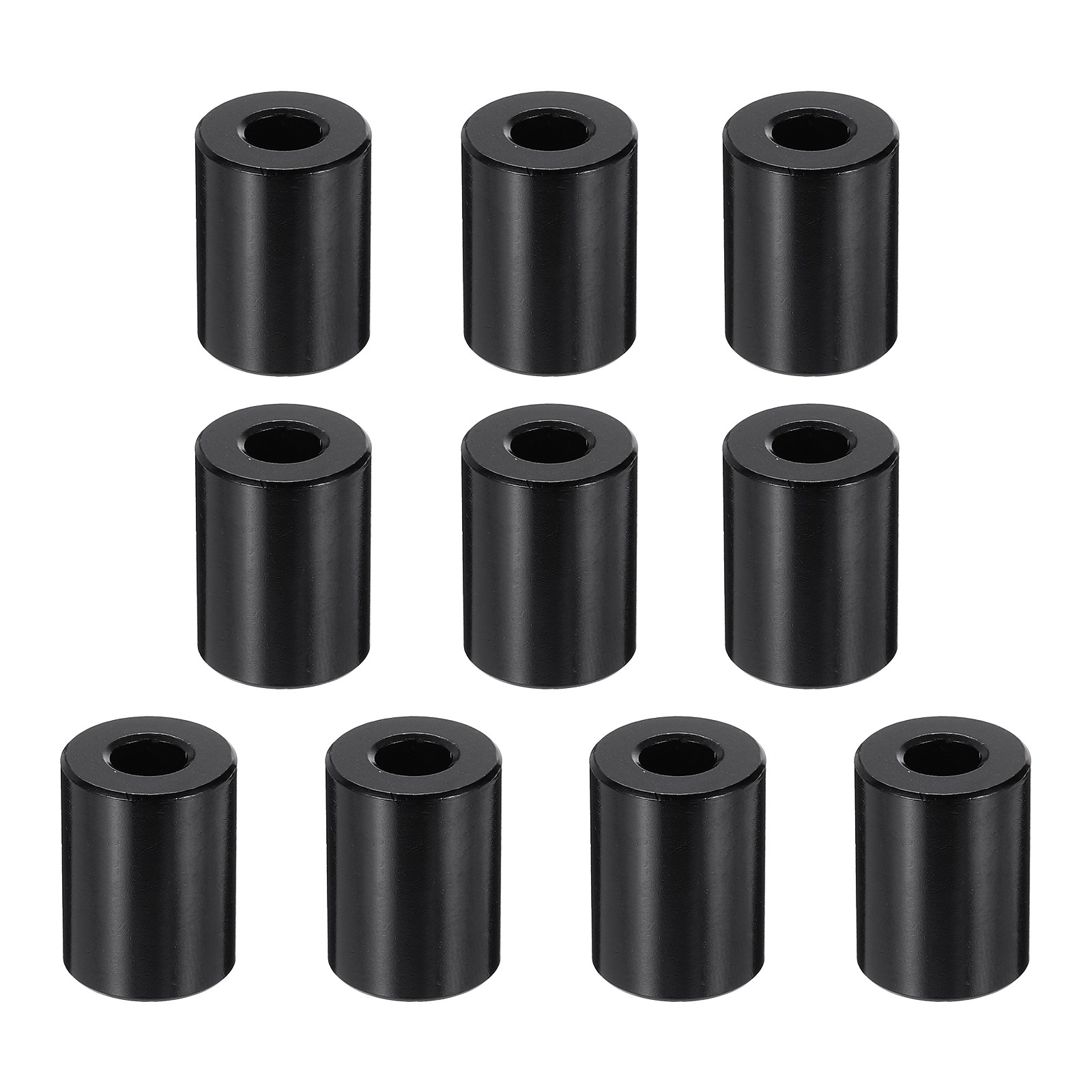 Aluminium Spacer, M5 3/16″ ID x 1/2″ OD x 5/8″ L, (Pack of 10)