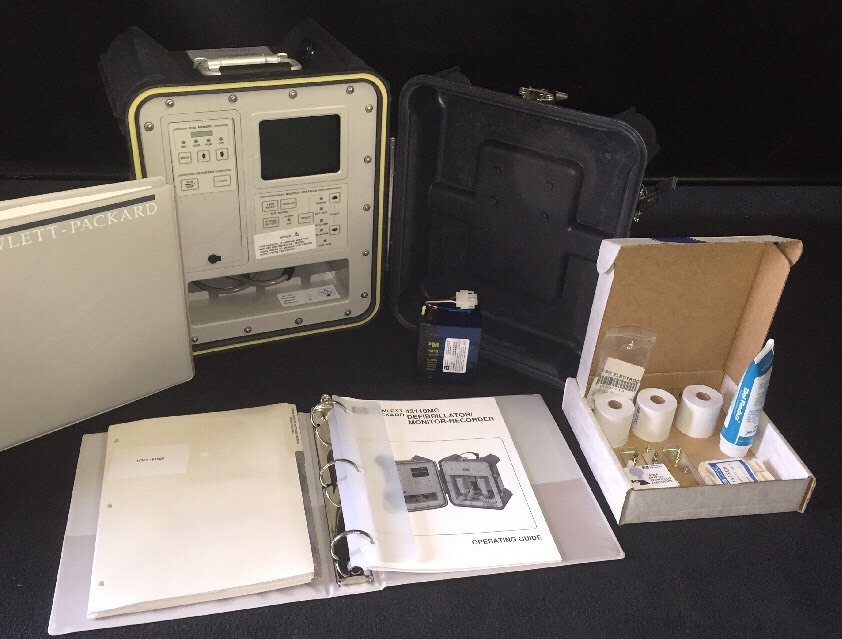 NEW HP Electrocardiograph Monitor Recorder 43200MC In Pressure Case