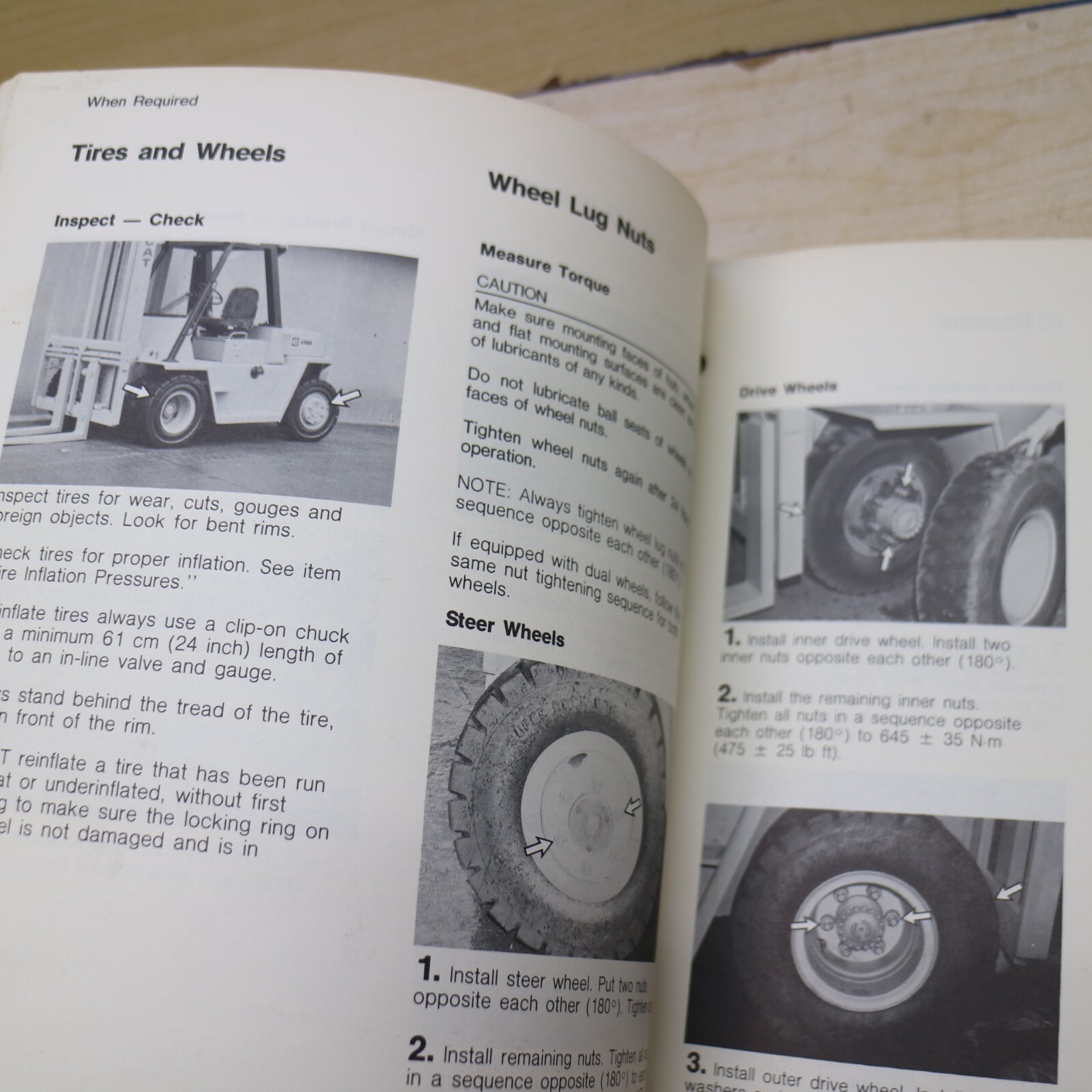 CAT Caterpillar V110 V130 V150 Forklift Owner Maintenance Guide Manual book lift