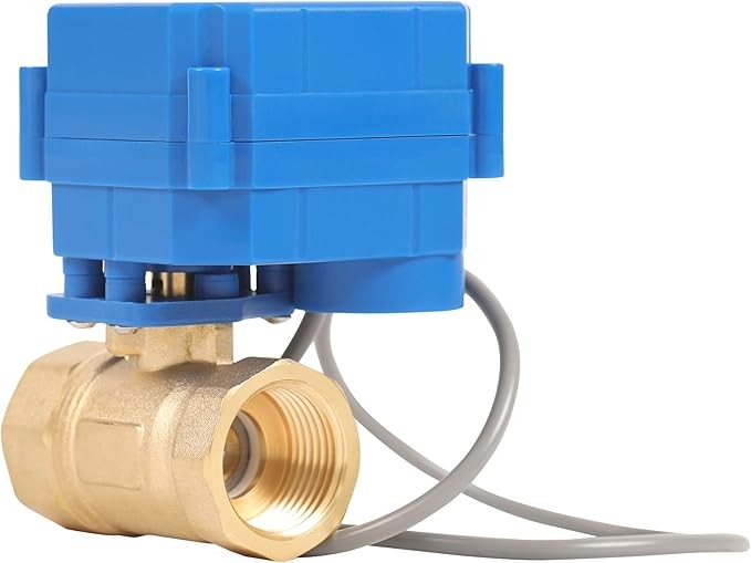 HFS(R) Brass Motorized Ball Valve Electrical Normally Closed – 3/4″ NPT