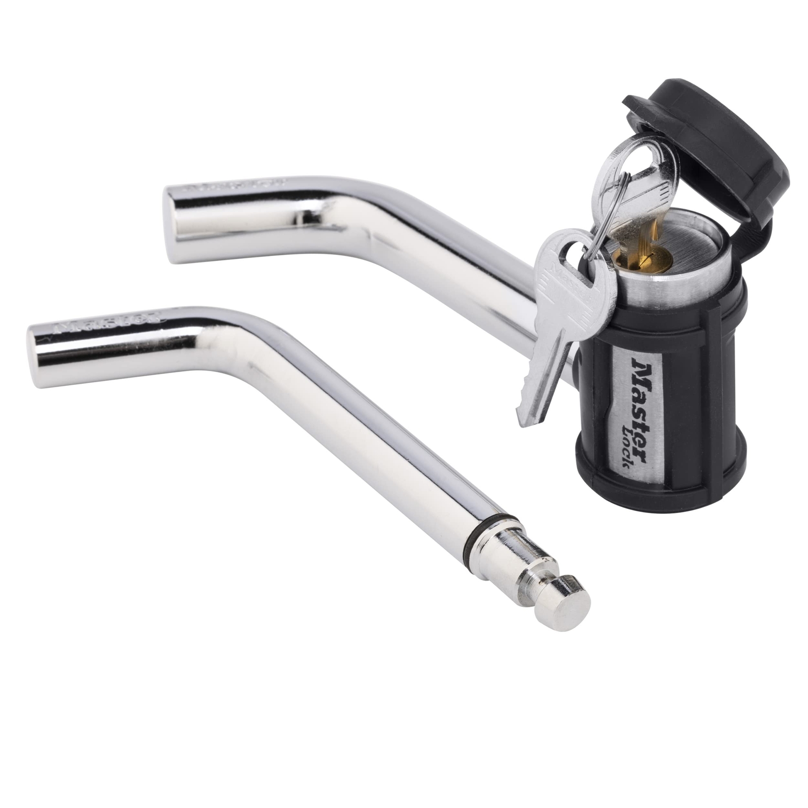 Master Lock Receiver Hitch Locking Pin Security for Class I II III IV Towing