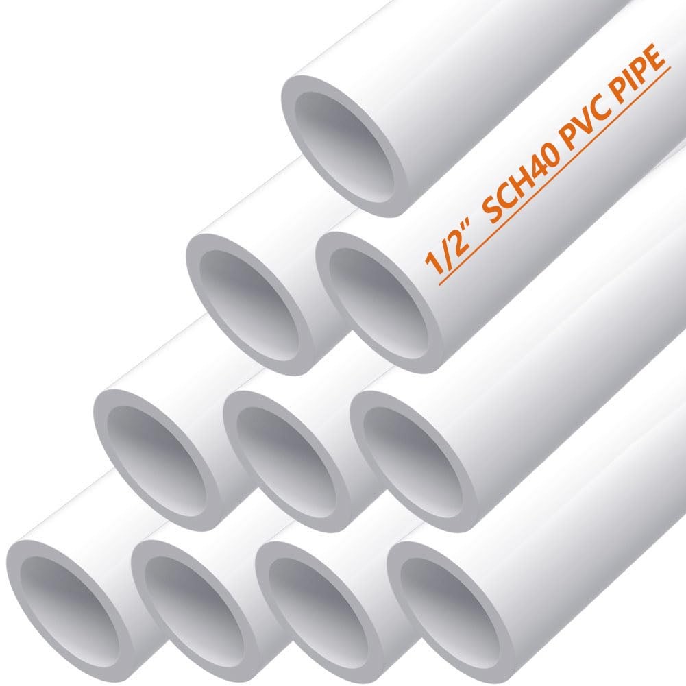 1/2″ PVC Pipe Furniture Grade, DIY Projects, Home, Garden, Greenhouse, 40″ x …