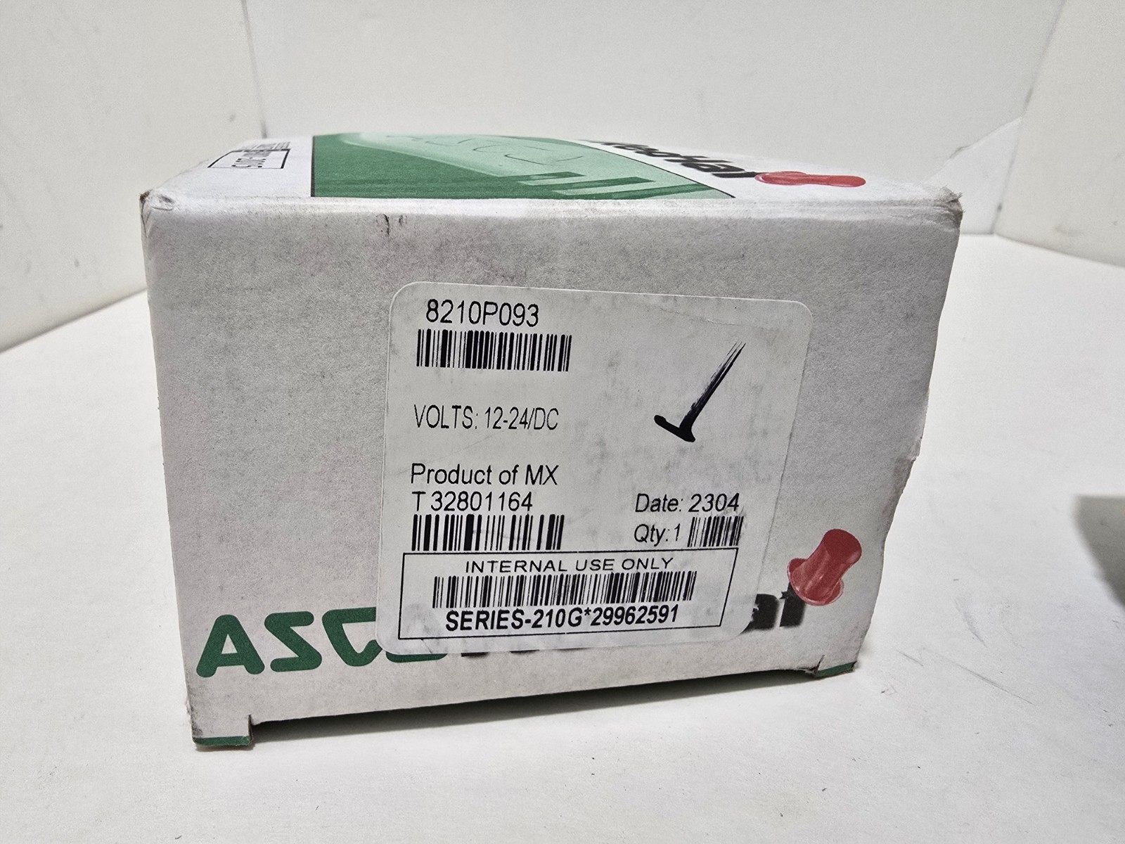 Asco Redhat 8210P093 12-24/DC, 3/8″ NPT Solenoid Valve Normally Closed 0-150 PSI