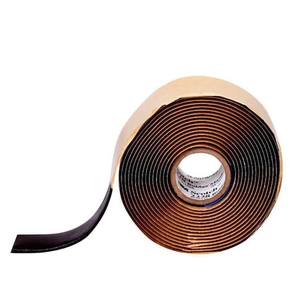 1 In. X 10 Ft. X 0.065 In. 2228 Rubber Mastic Electrical Tape, Black