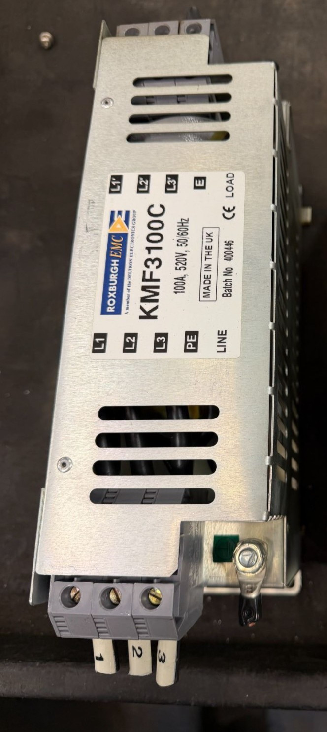 Roxburgh EMC KMF3100C 100A 520V Line Filter – WARRANTY