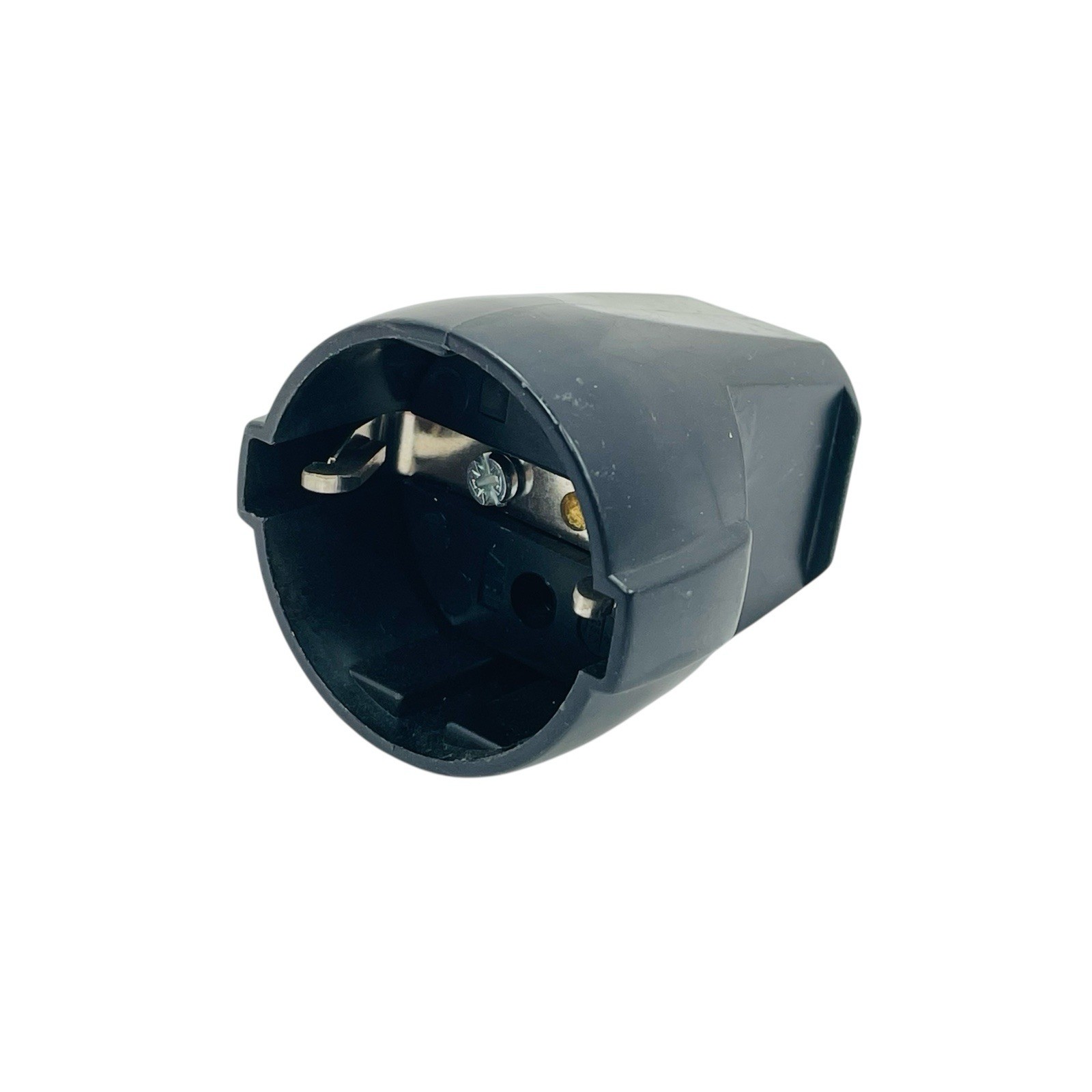 European Schuko In-Line Connector Socket Type E 16A 250V Max Cord O.D. =12mm