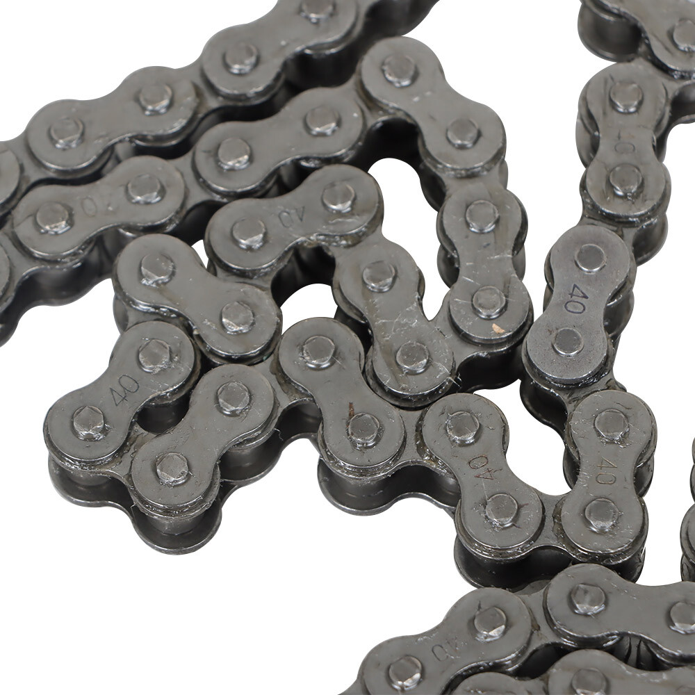Roller Chain #40 10 Feet With 2 Connecting Links Carbon Steel Pitch Size 0.500″