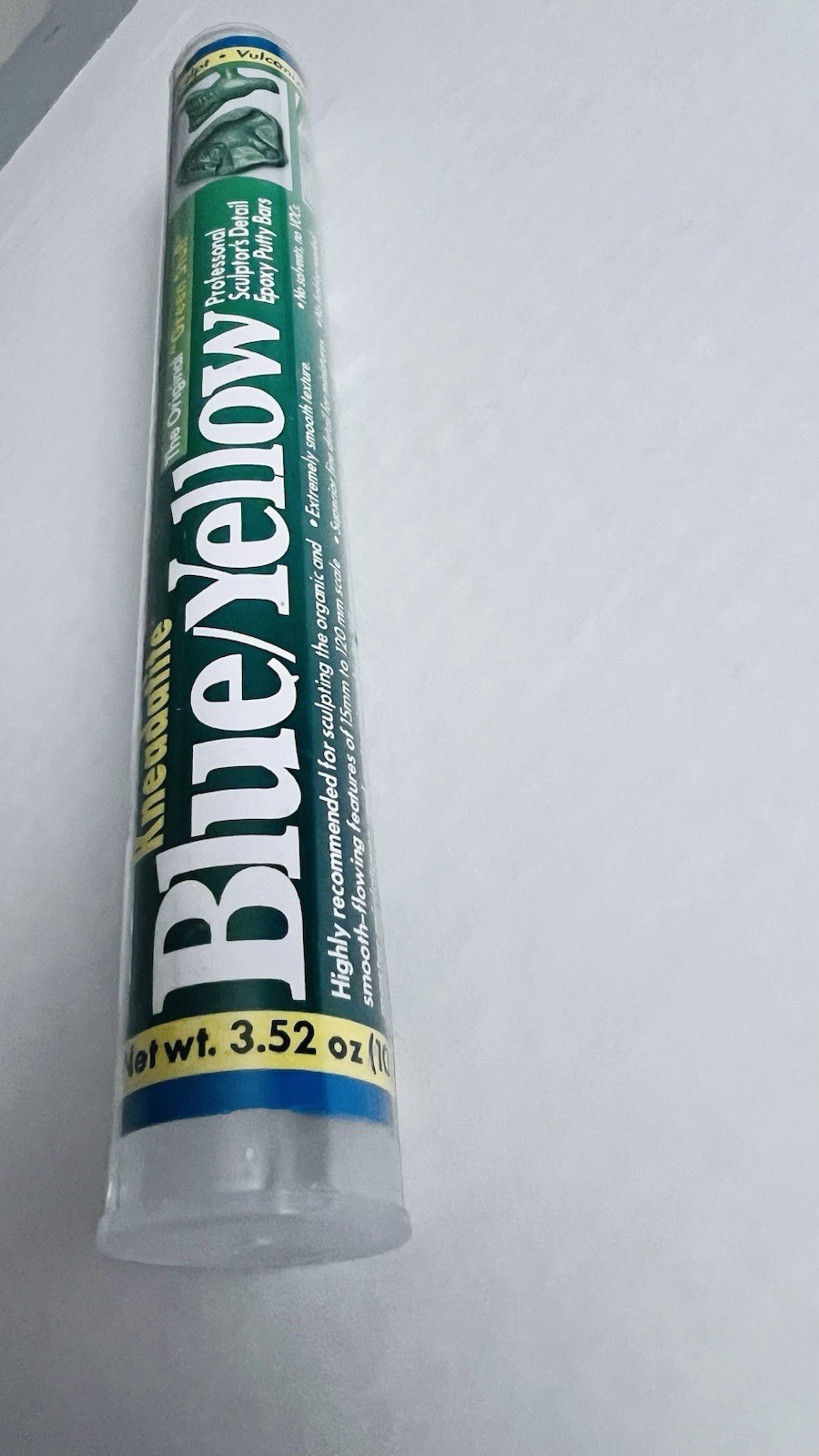 «Green Stuff» Blue/Yellow Epoxy Putty Stick 7″ By Polymeric Systems