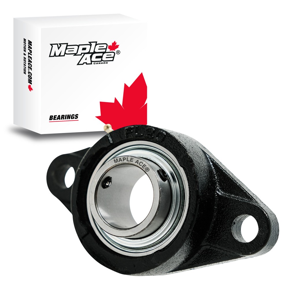 UCFL209-28 Flange Bearing 1-3/4″ Bore 2-Bolt Self-Aligning Solid Base 3Lips Seal