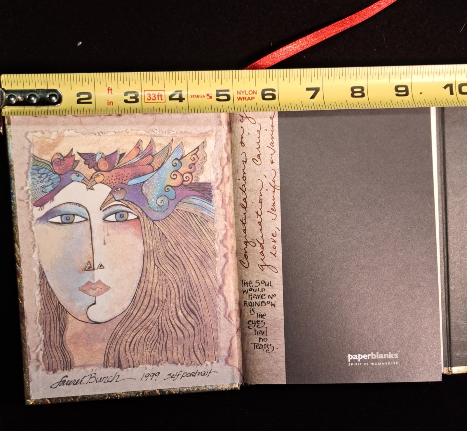 Paperblanks Laurel Burch Blank Notebook Self Portrait Soul & Tears Mini 4″ x5.5″