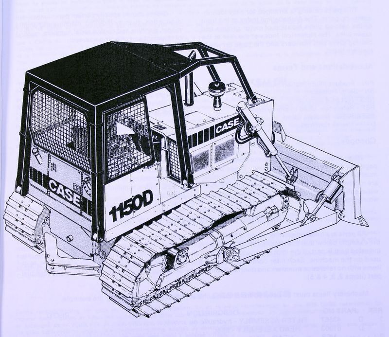 Case 1150D 1155D Crawler Dozer Loader Service Manual Parts Catalog Shop Book