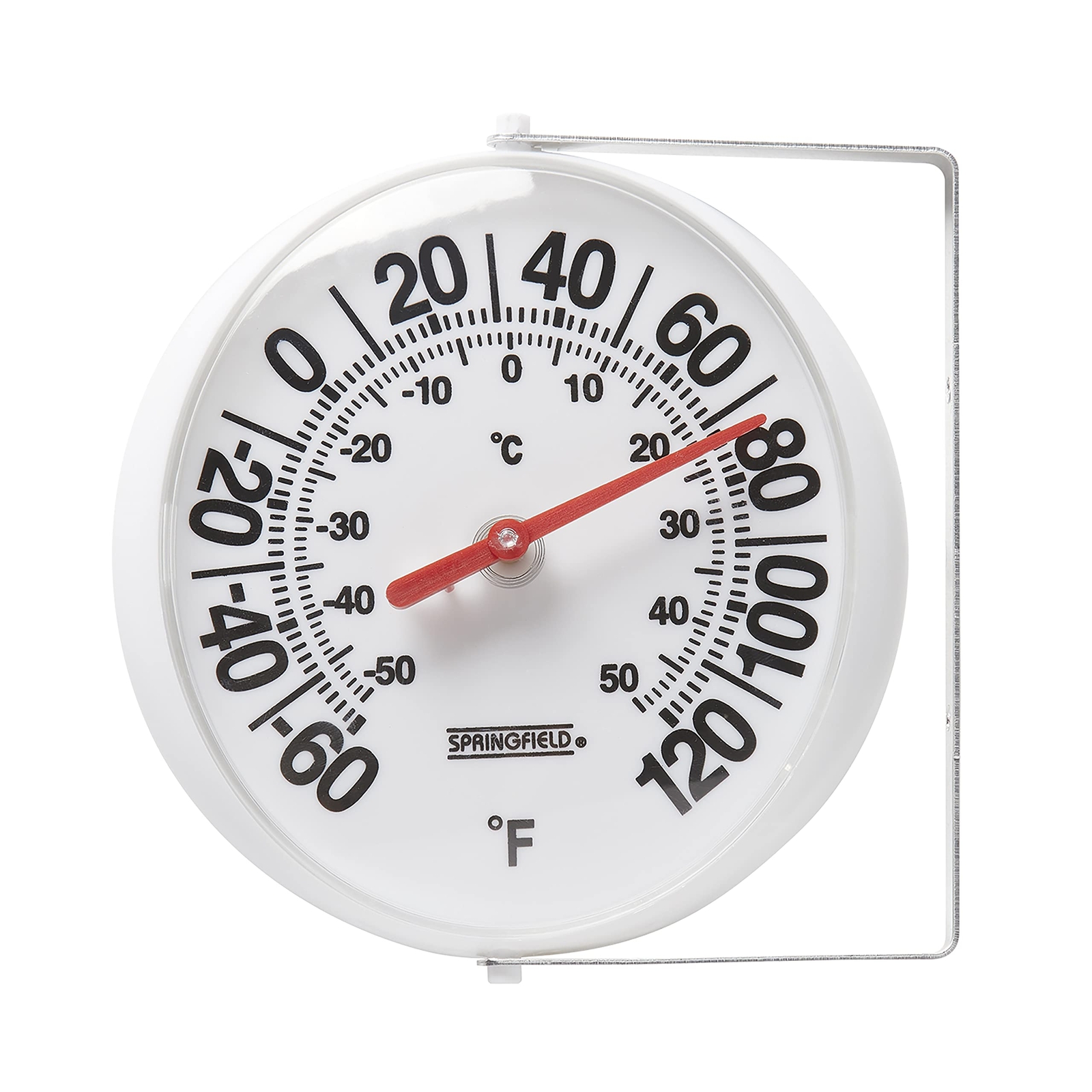Big and Bold Indoor Outdoor Thermometer with Mounting Bracket Large Numbers