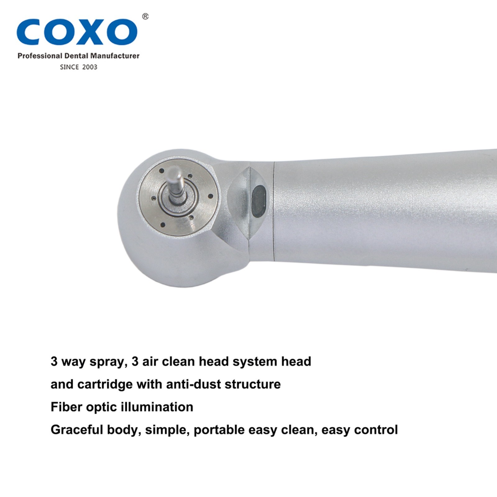 COXO Dental High Speed Fiber Optic Turbine Handpiece KaVo Multiflex LUX Coupling