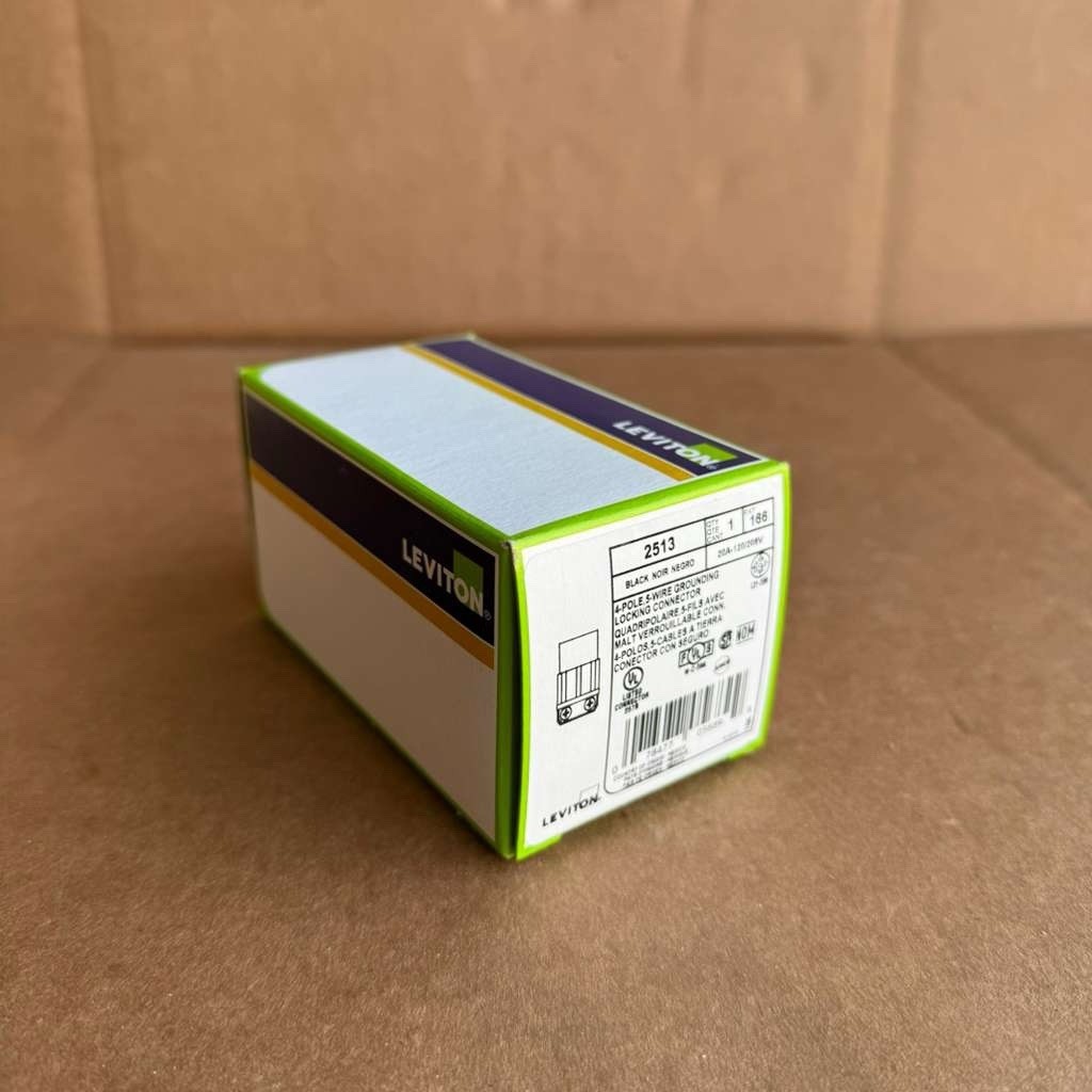 Lot of 10 Leviton 2513 L21-20R 20A 120/208V 4P5W Locking Connector New