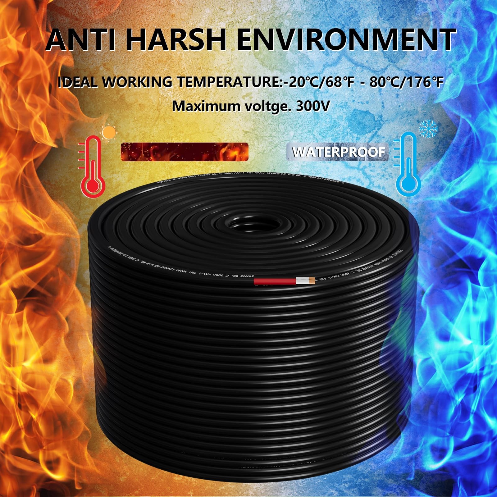 14 Gauge Wire 2 Core Conductor Duplex Marine Grade Dual Twin 14AWG Electrical