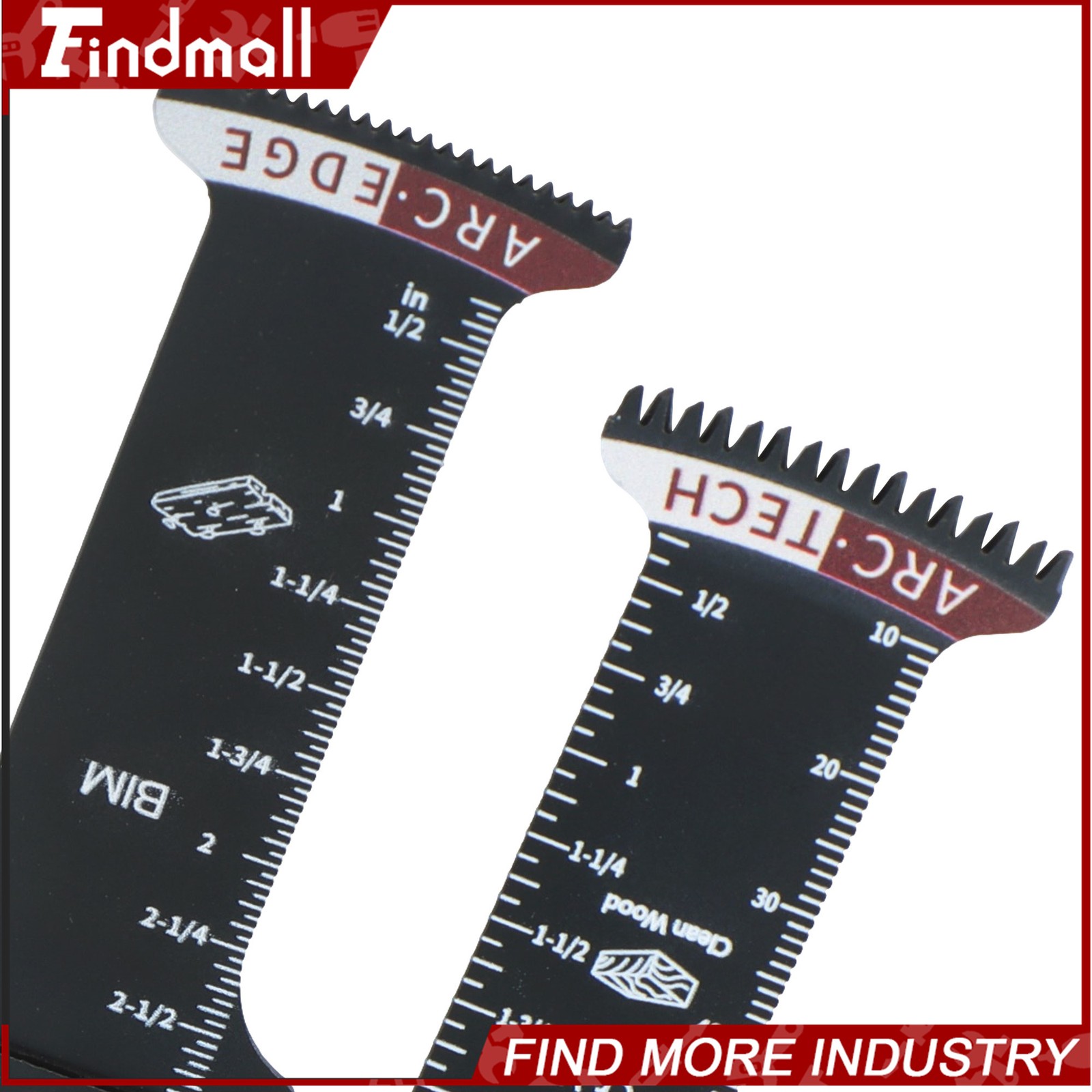 Findmall 10Pcs Extra Long Multitool Blades Japanese Tooth Oscillating Saw Blades