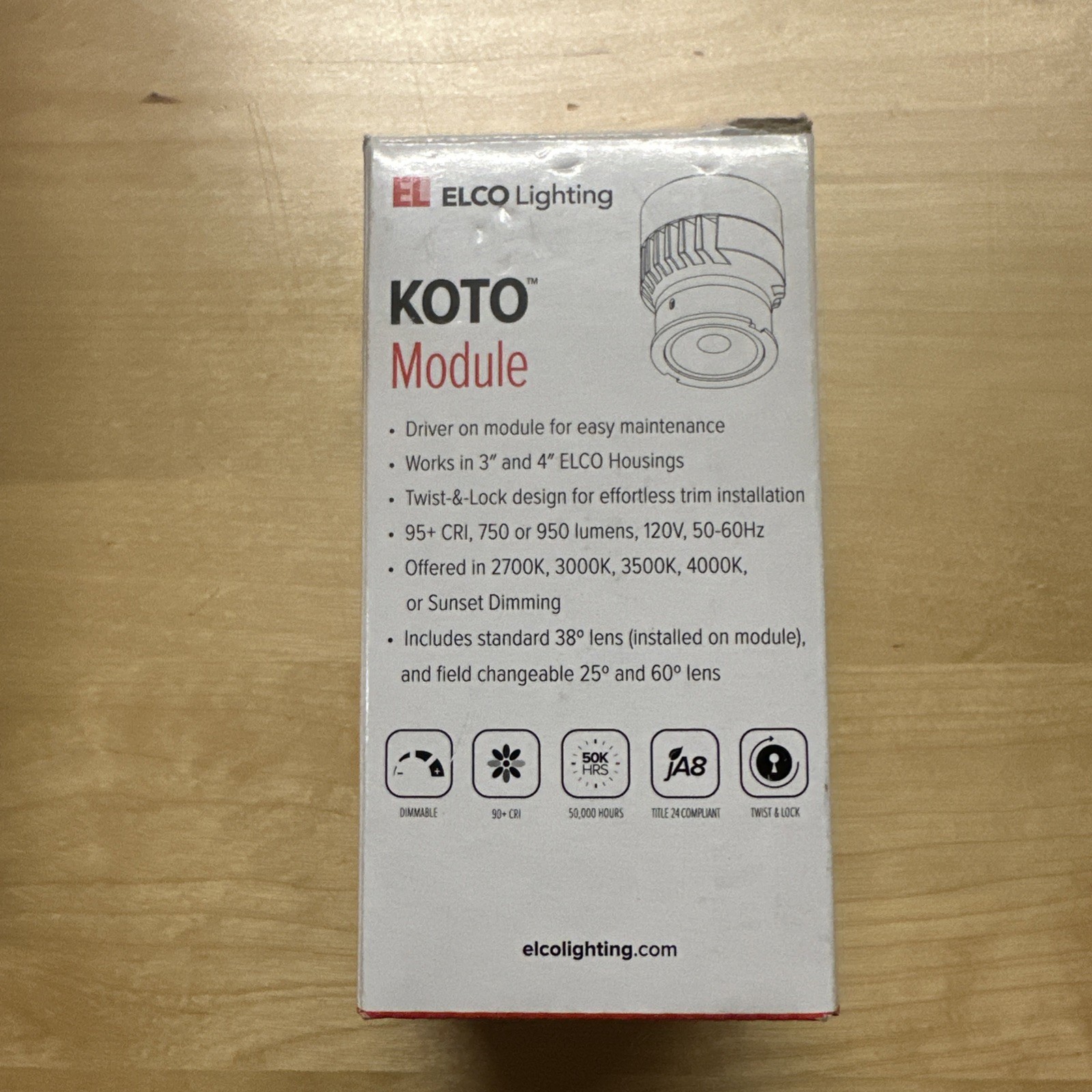 Elco Lighting 10W KOTO LED Module (ELK0930) – Lot of 9