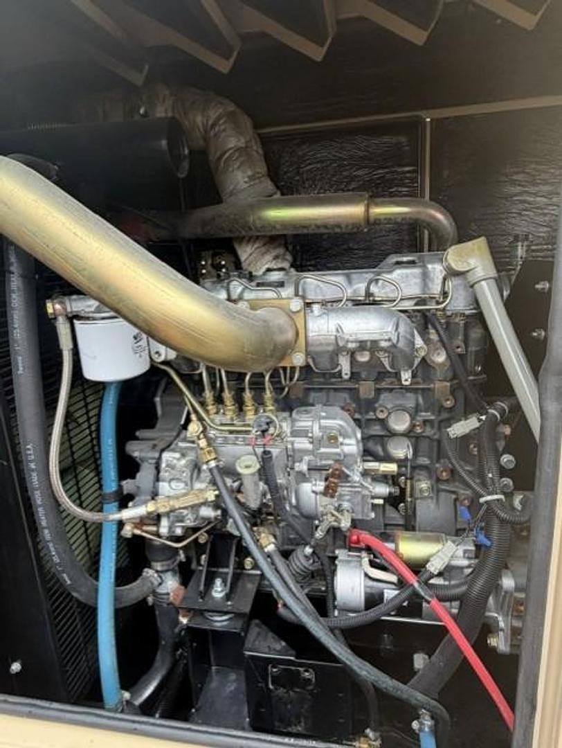 60 KW DIESEL GENERATOR GENERAC 120/240 VOLT ONLY 252 HRS SOUND ENCLOSED VIDEO
