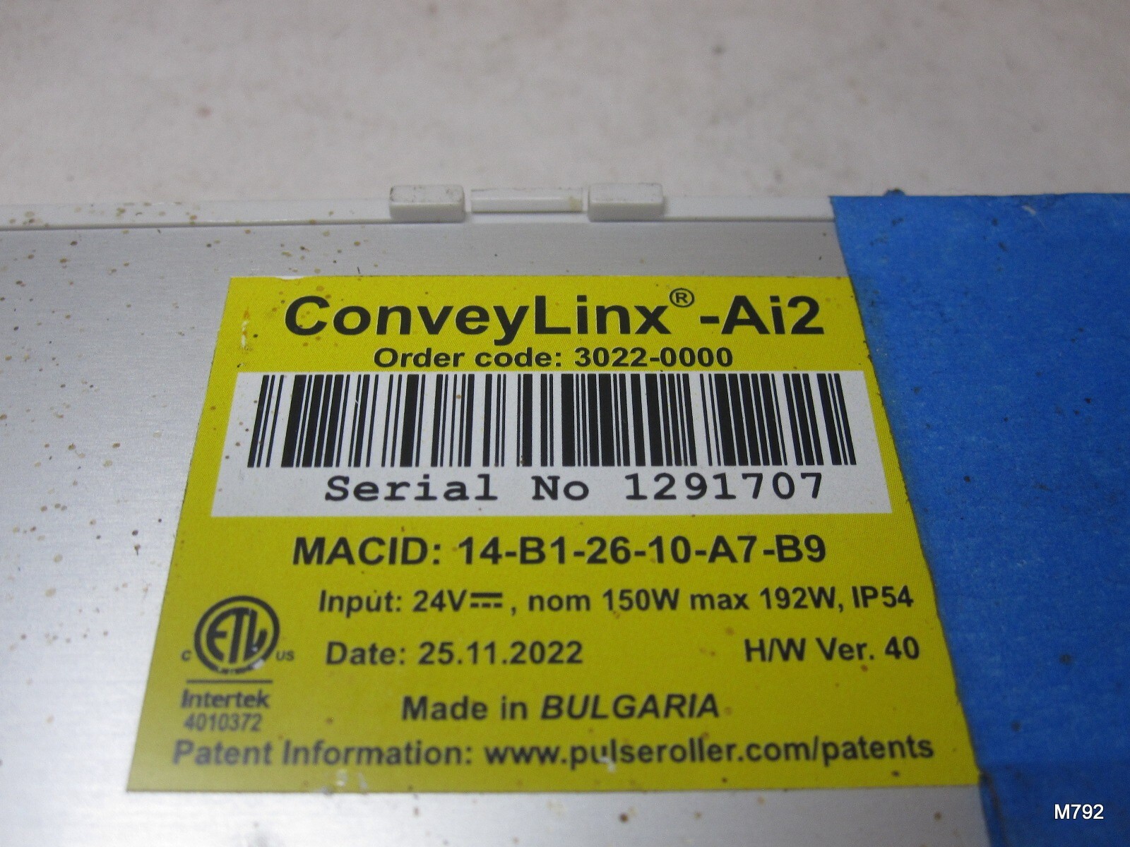 Pulseroller ConveyLinx-Ai2 3022-0000 Networked Intelligent Drive Control