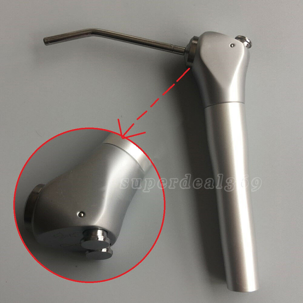 Dental Air Water Spray Triple Syringe 3 Way Handpiece w/ 2 Nozzles Tips Tubes