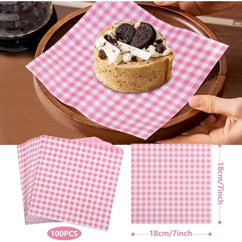 Deli Wax Paper Greaseproof Food Wrap Sandwiches Snacks Baking Picnic Use