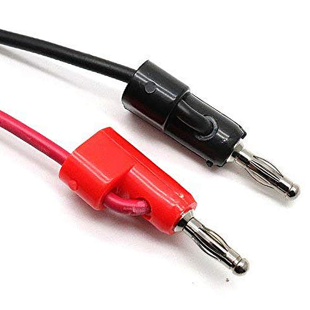 3.3Ft BNC Male to Dual Banana Plug Test Lead Coaxial Cable for Oscilloscope – 2P