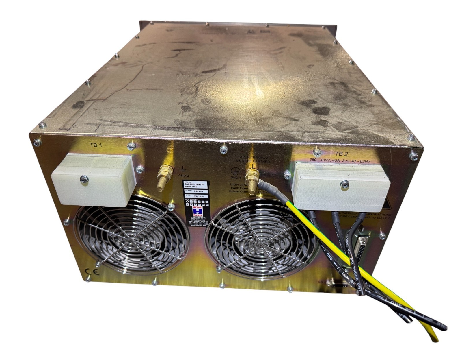 HiTek OL20KE/164/32 HIGH VOLTAGE 160kV Power Supply with Negative Stack