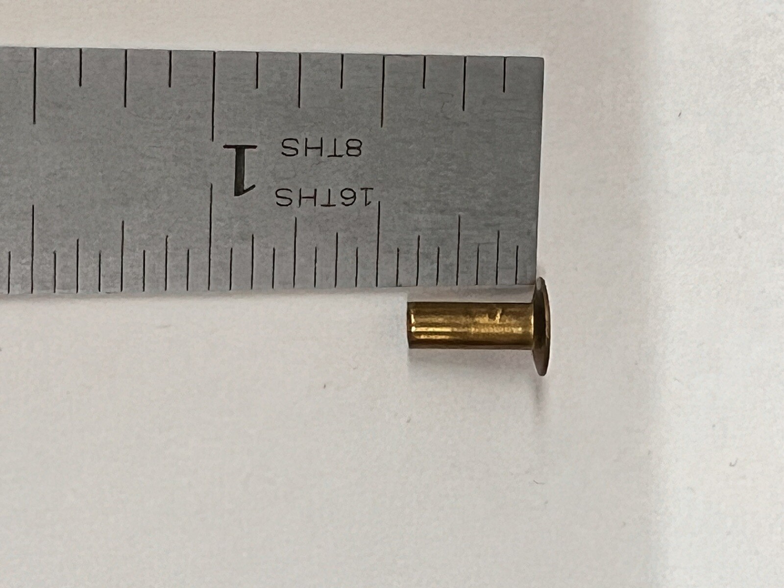 (200) 9/64 X 7/16 Hollow-end Semi Tubular Brake Lining Rivet BRASS 4-6 9/64″ USA