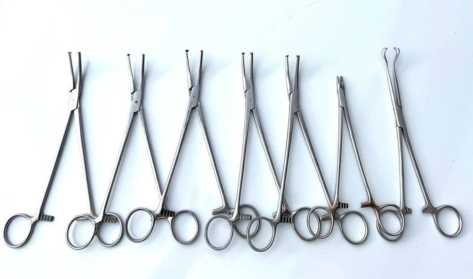 Set of Wester Bros. Gastro-Intestinal Clamps Surgical Instruments