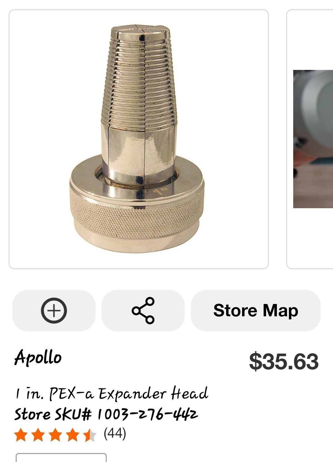 Apollo 1 in. PEX-a Expander Head