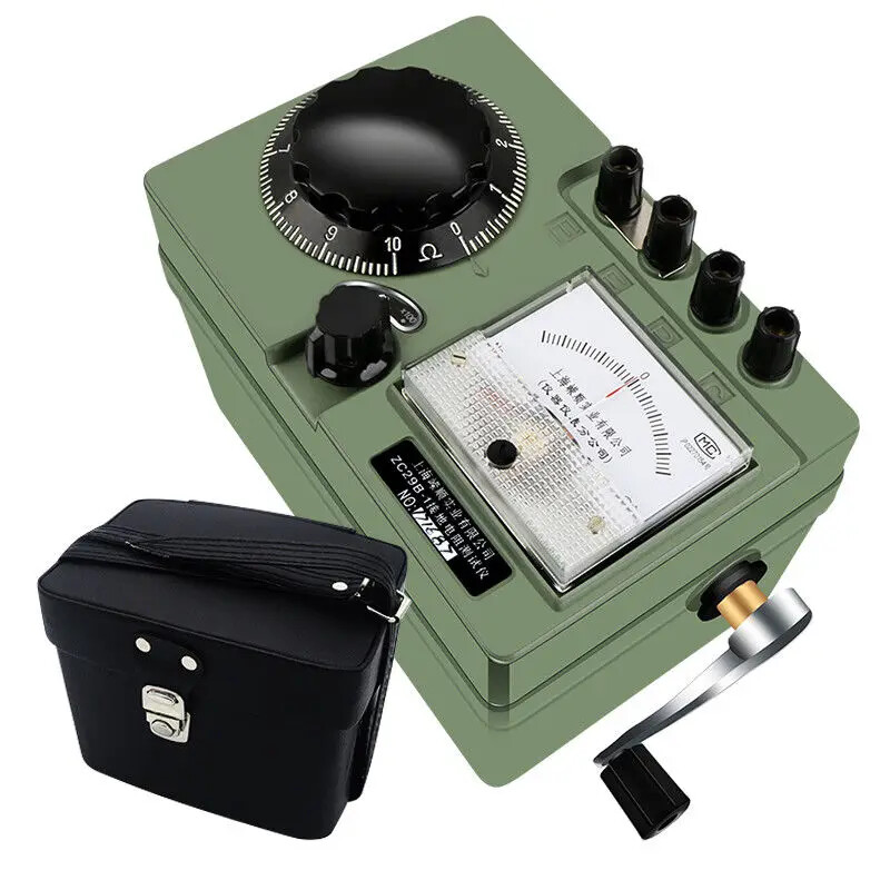 ZC29B-1 Ground Resistance Tester 0-1000Ω ohmmeter Electrical instruments