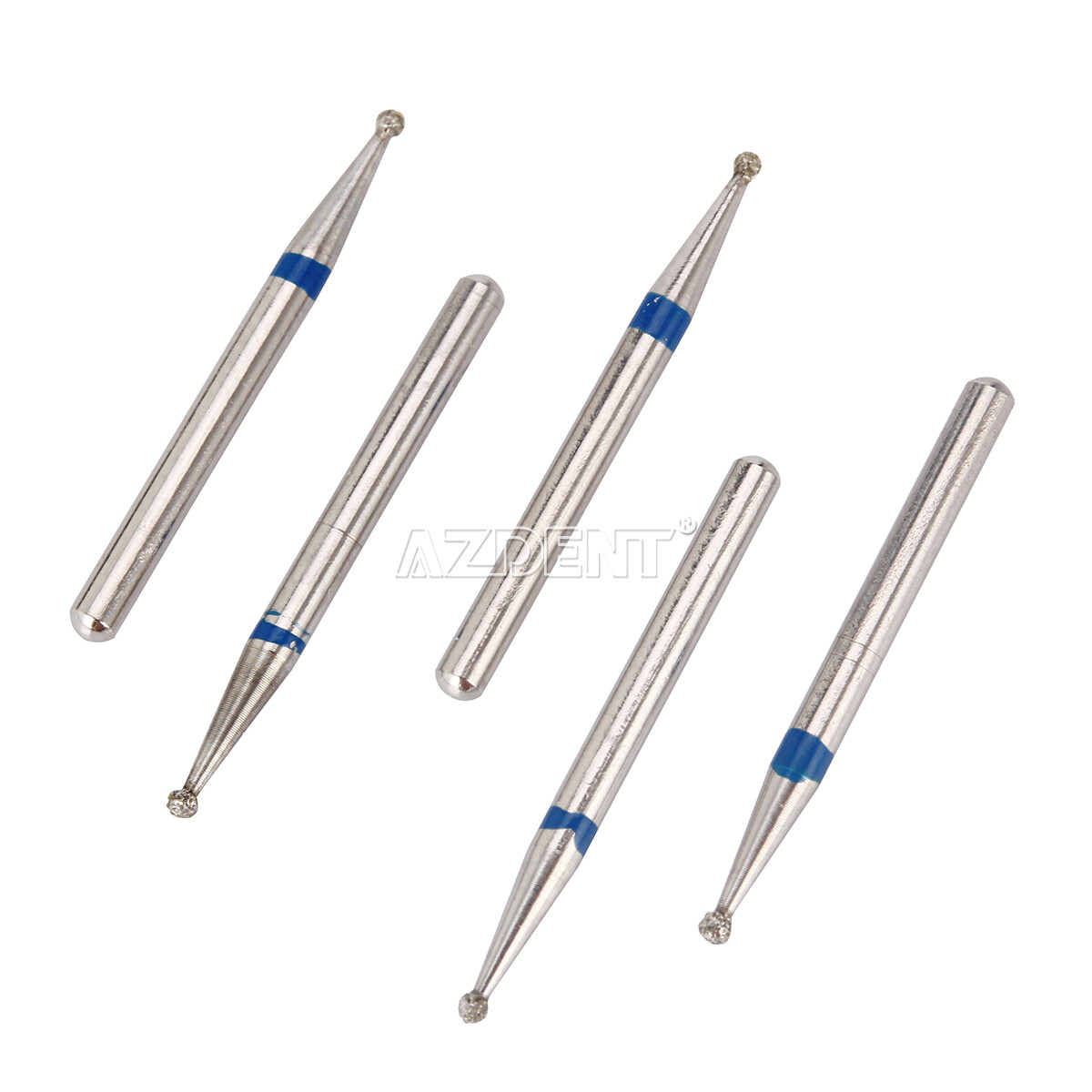 20X (100pcs) 100 Types AZDENT Dental Diamond Burs for High Speed Handpiece