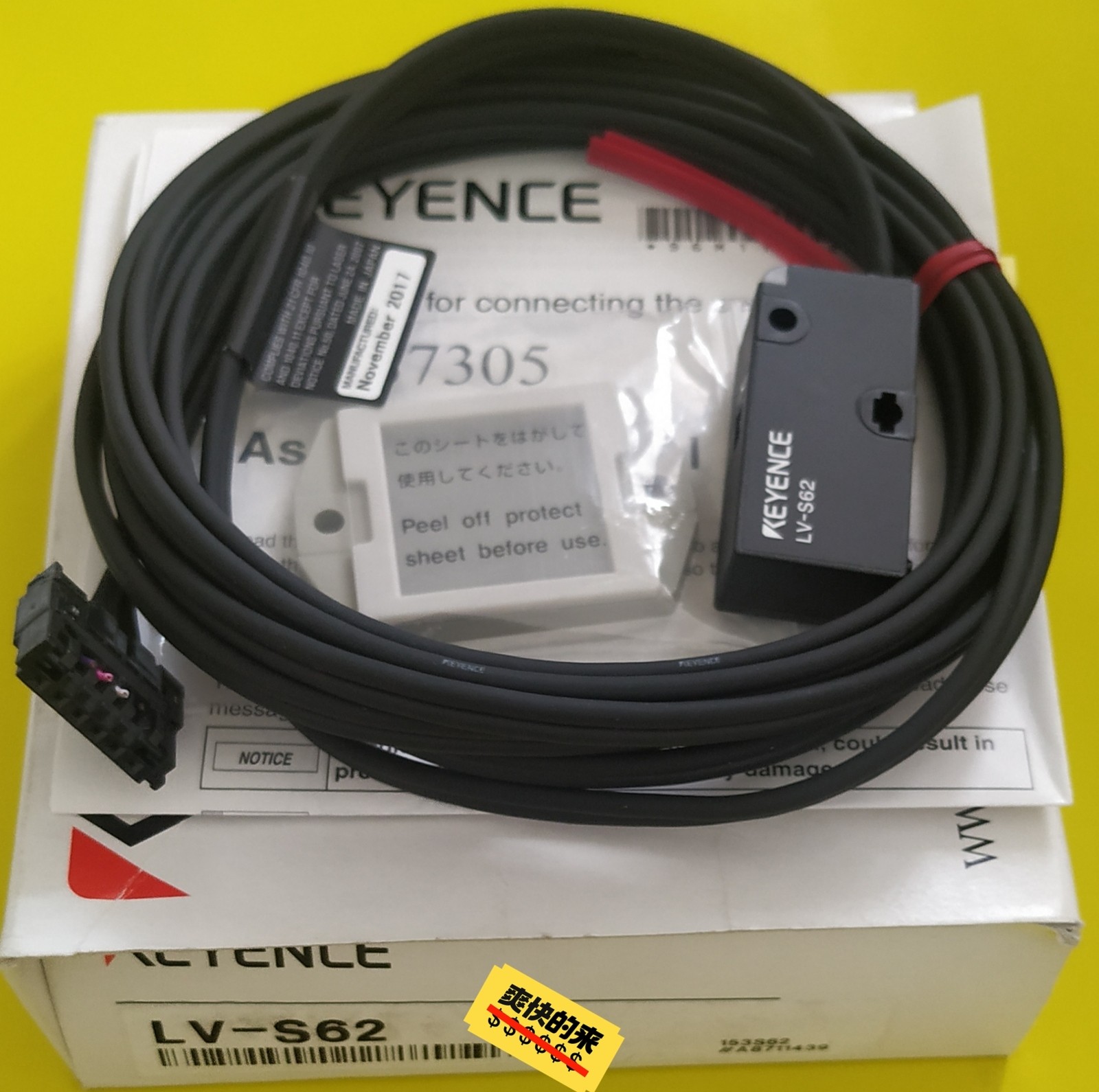 1PC Keyence LV-S62 Laser Sensor LVS62 New In Box Fast Shipping