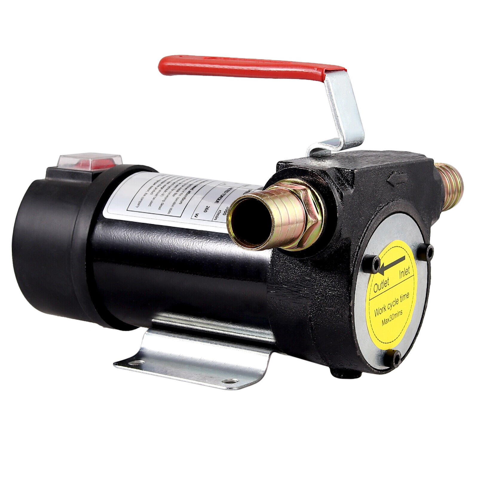 50L/min Electric Fuel Pump 12V Diesel Transfer Pump Kerosene Oil Extractor New