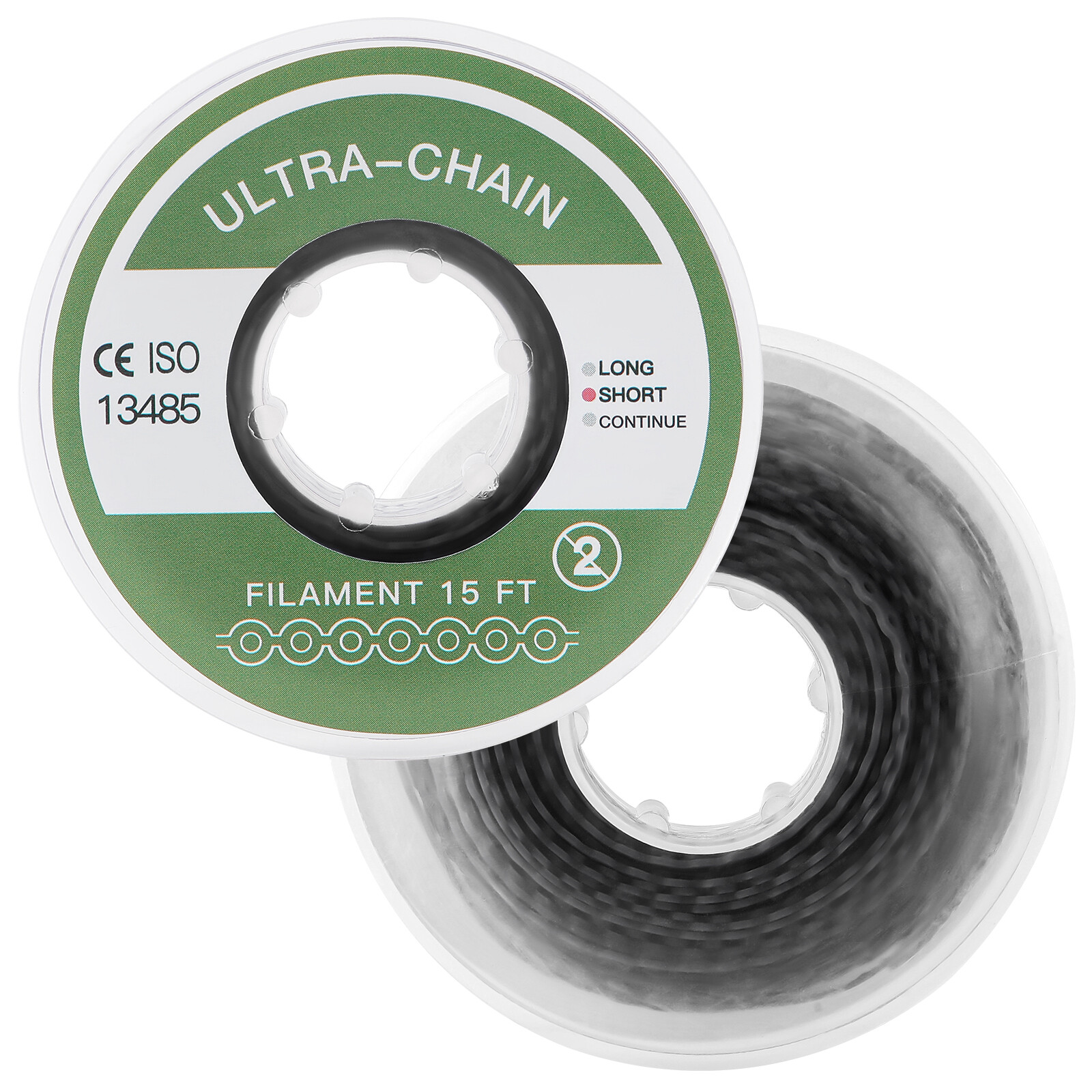 Dental Orthodontic Elastic Continue Power Chain 15ft/roll For Wire Brace
